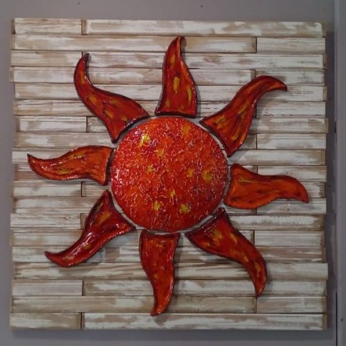 Ceramic Red Sun - Otro Mar Ceramics